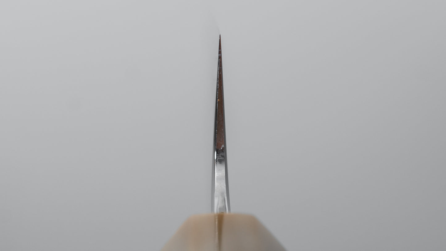 Tetsujin Silver #3 Ukiba Kiritsuke Petty 165mm Taihei Makassar Ebony Handle