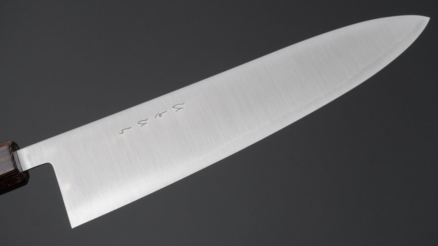 Hitohira SLD Gyuto 210mm Walnut Handle