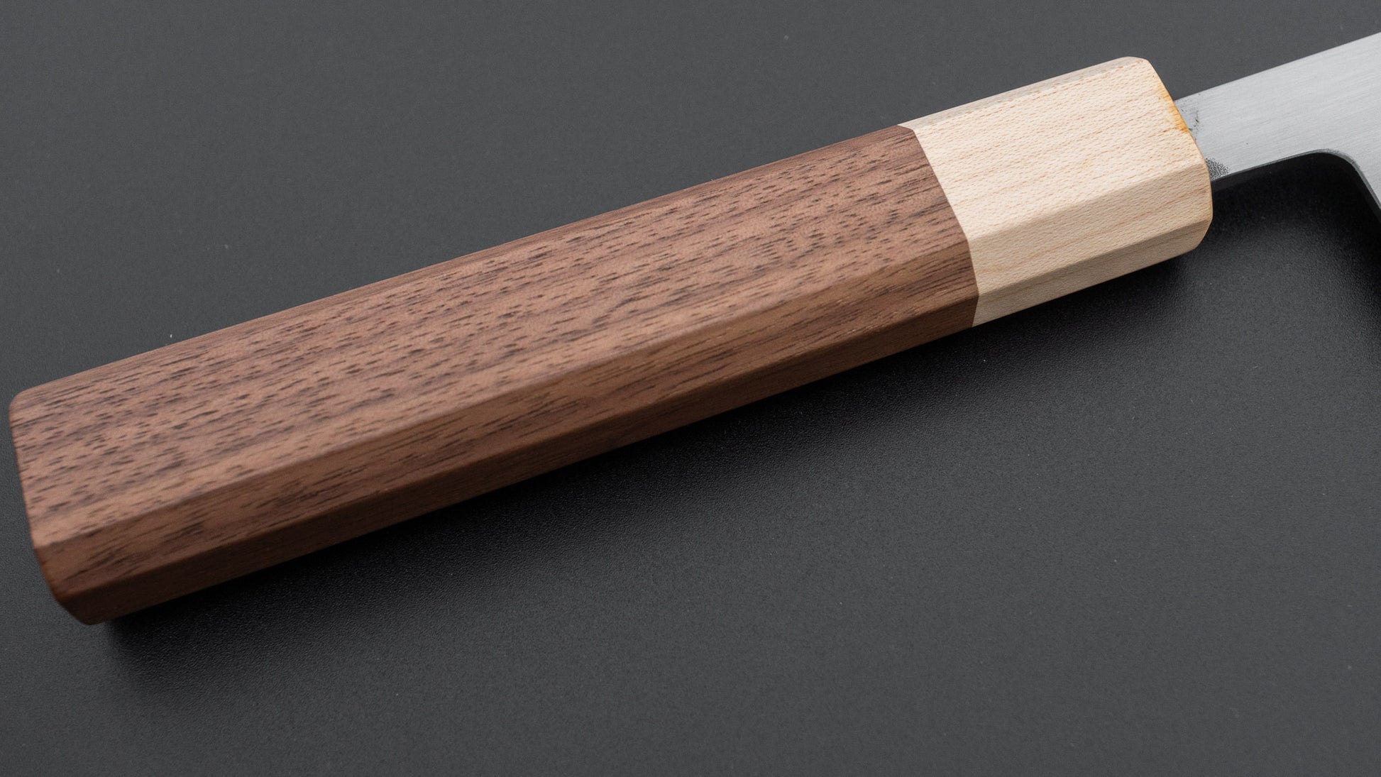 Hitohira TD Blue #2 Stainless Clad Migaki Gyuto 240mm Walnut Handle