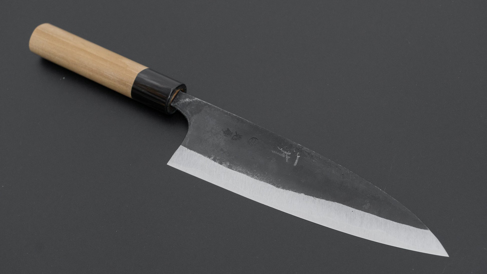 Hitohira Onihiro White #1 Gyuto 165mm Ho Wood Handle (D-Shape)