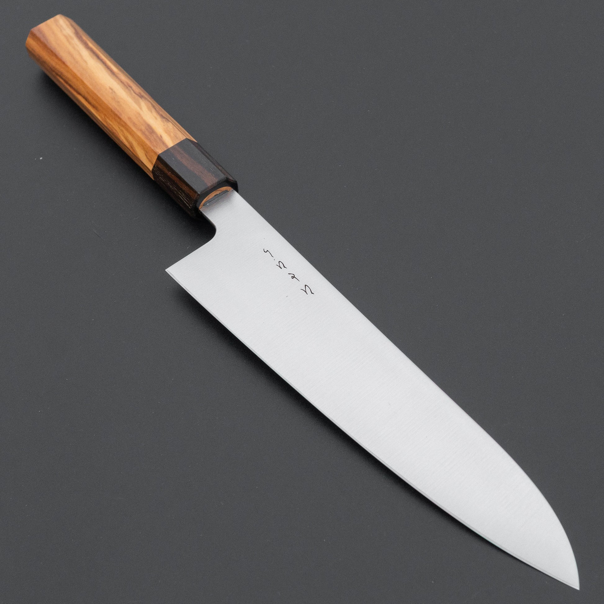 Hitohira KH Stainless Gyuto 210mm Olive Wood Handle