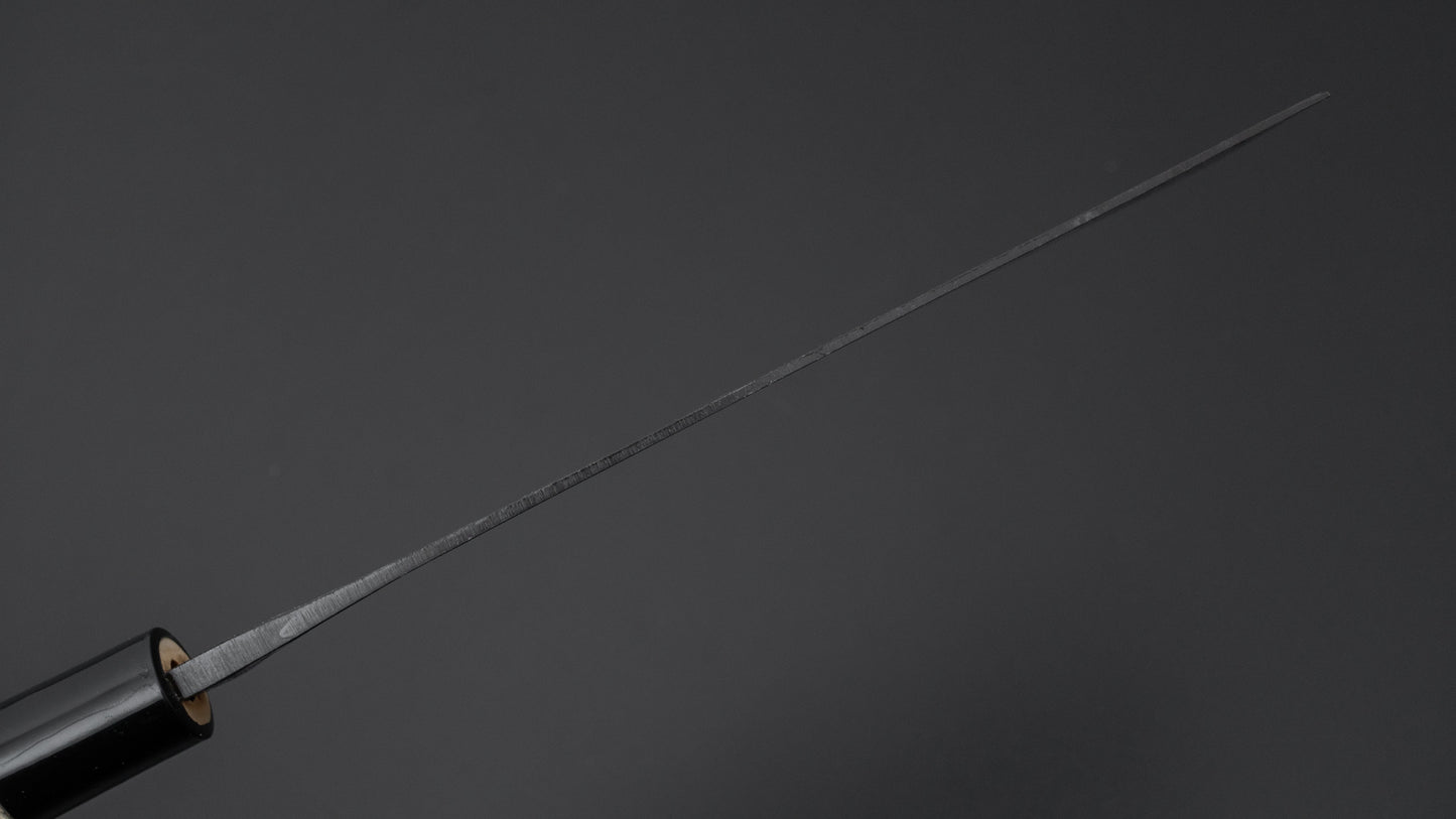 Hitohira Kurouchi White #2 Mochi Kiri 185mm Poplar Handle