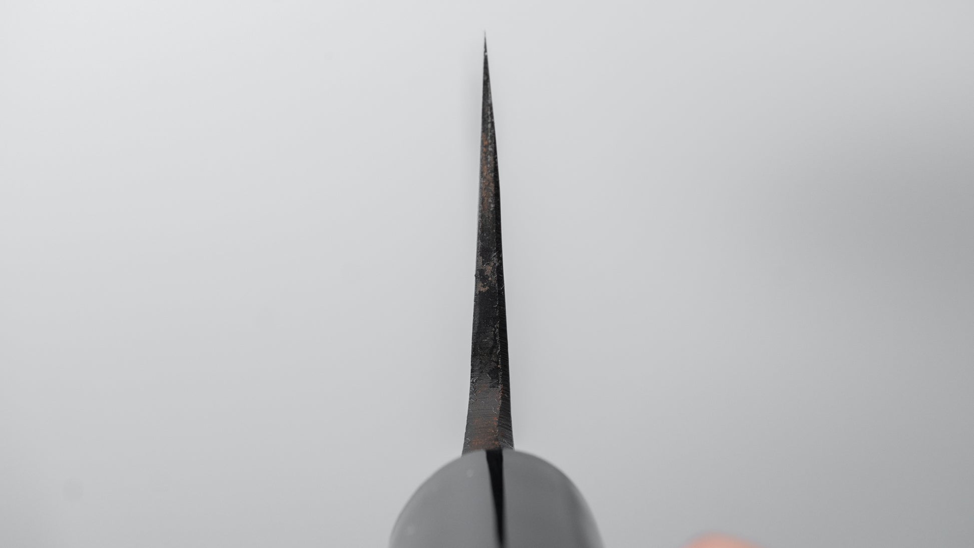 Hitohira Kurouchi White #2 Mochi Kiri 185mm Poplar Handle