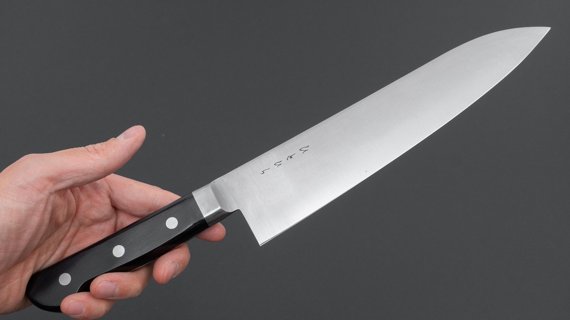Hitohira KH MV Stainless Gyuto 210mm Pakka Handle