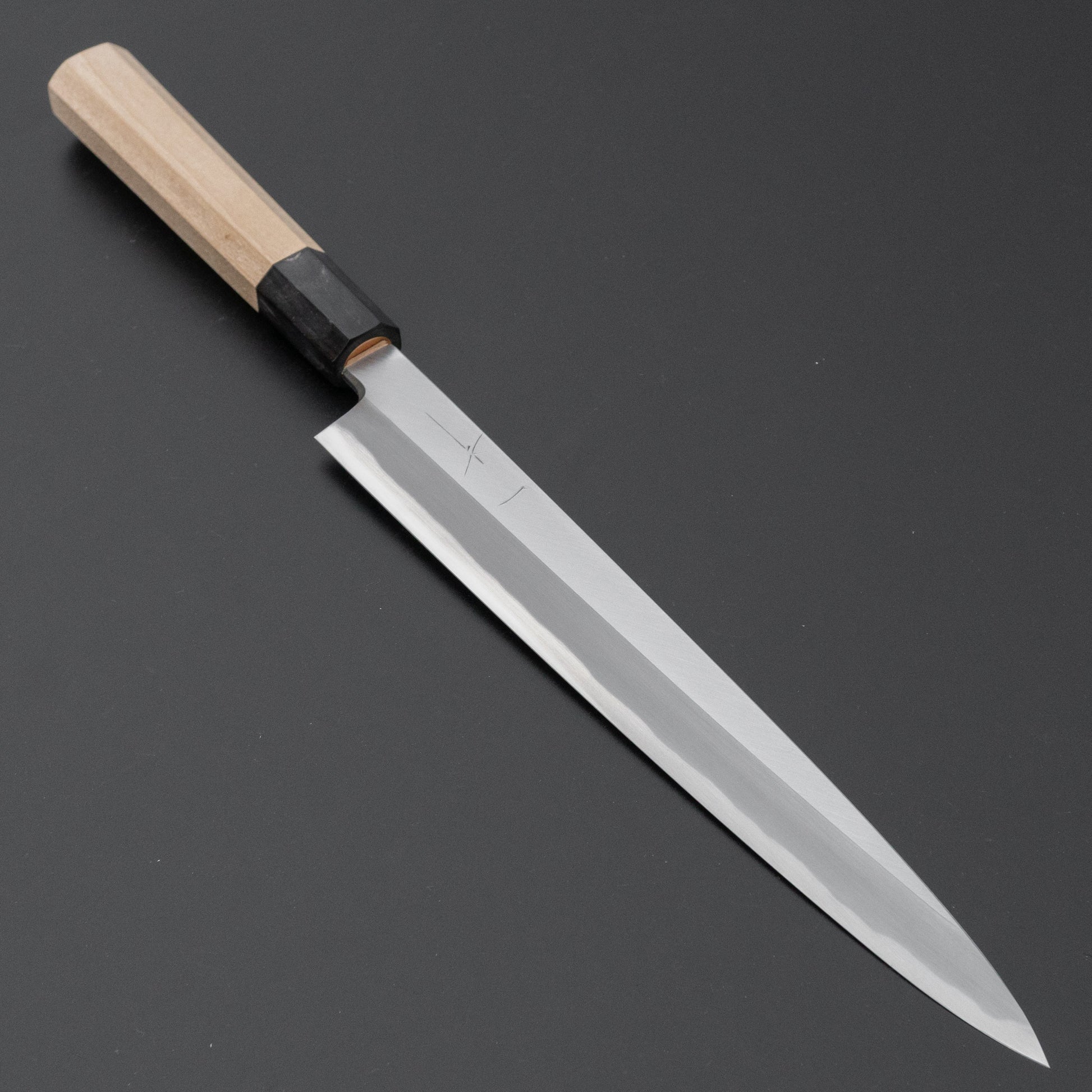Hitohira Togashi Blue #2 Yanagiba 240mm Ho Wood Handle (Saya)
