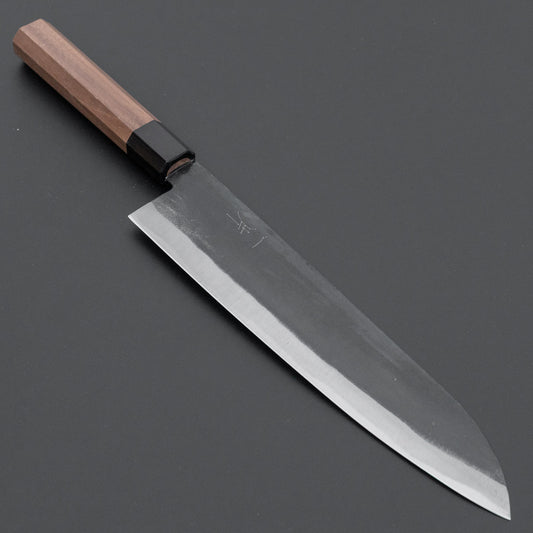 Hitohira Hizen Kurouchi Blue #1 Gyuto 240mm Walnut Handle