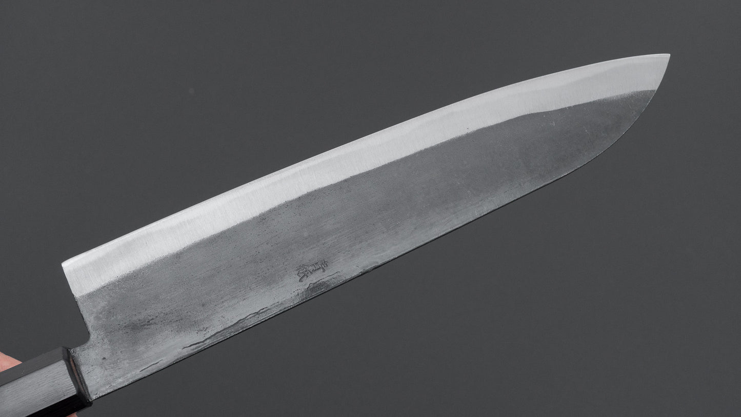 Hitohira Hizen Kurouchi Blue #1 Gyuto 240mm Walnut Handle