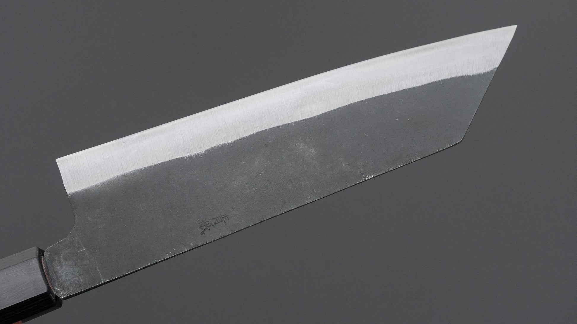 Hitohira Hizen Kurouchi Blue #1 Bunka 190mm Walnut Handle