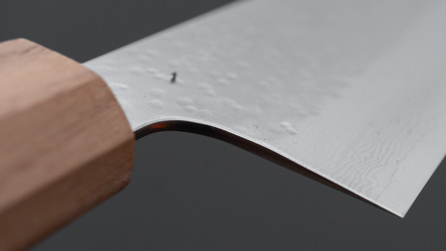 Makoto Kurosaki STK VG-7 Tsuchime Damascus Santoku 165mm Walnut Handle