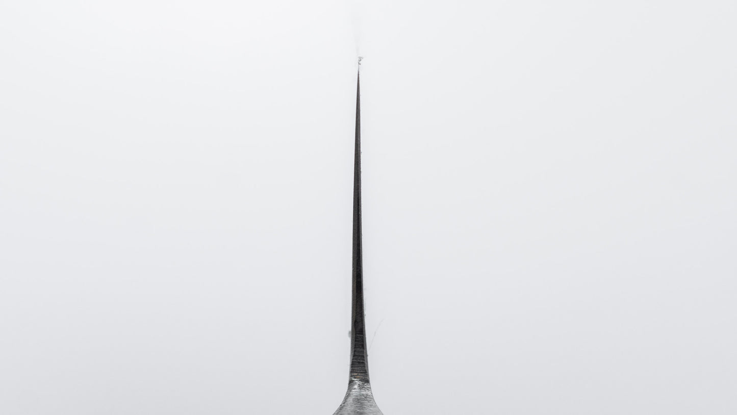 Kogetsu Mandai Stainless Santoku 180mm Imitation Mahogany Handle