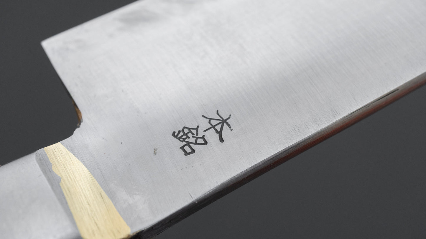 Kogetsu Carbon Yo Deba 180mm Pakka Handle