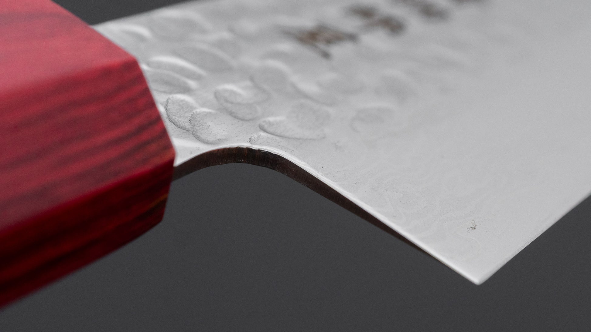 Hitohira Imojiya FW VG10 Tsuchime Damascus Nakiri Pakka Handle