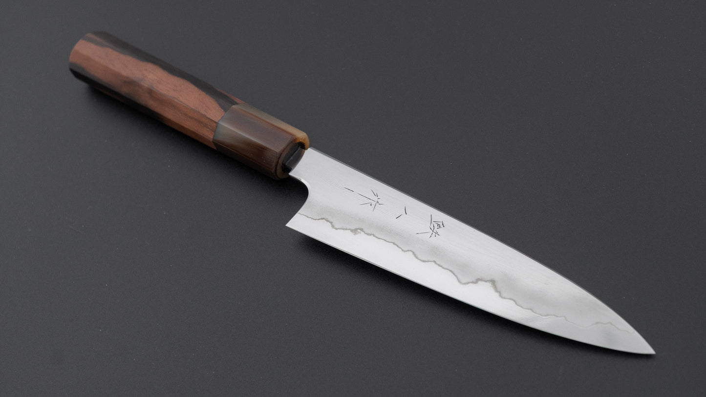 Tetsujin Silver #3 Ukiba Petty 135mm Taihei Makassar Ebony Handle