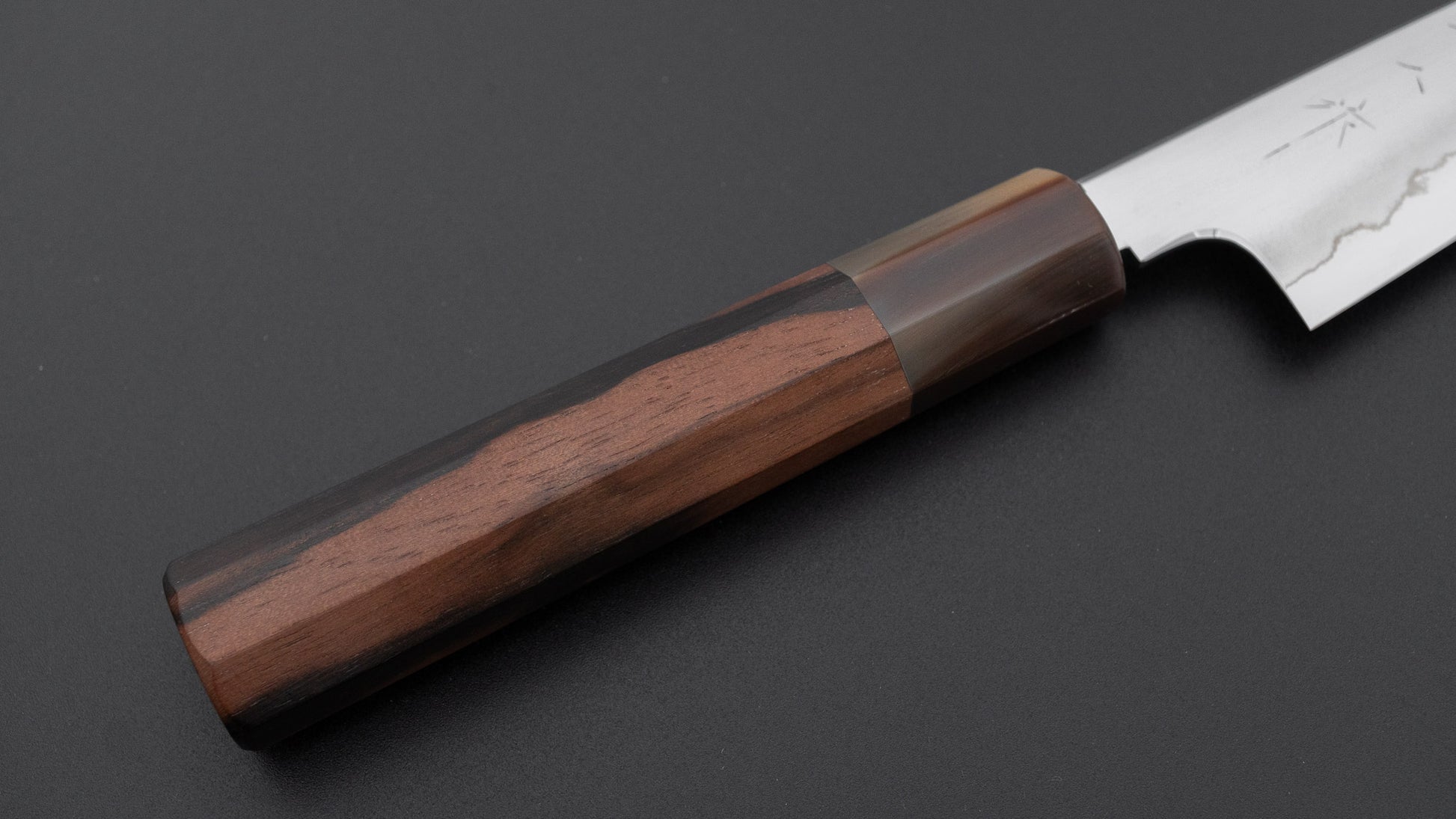 Tetsujin Silver #3 Ukiba Petty 135mm Taihei Makassar Ebony Handle