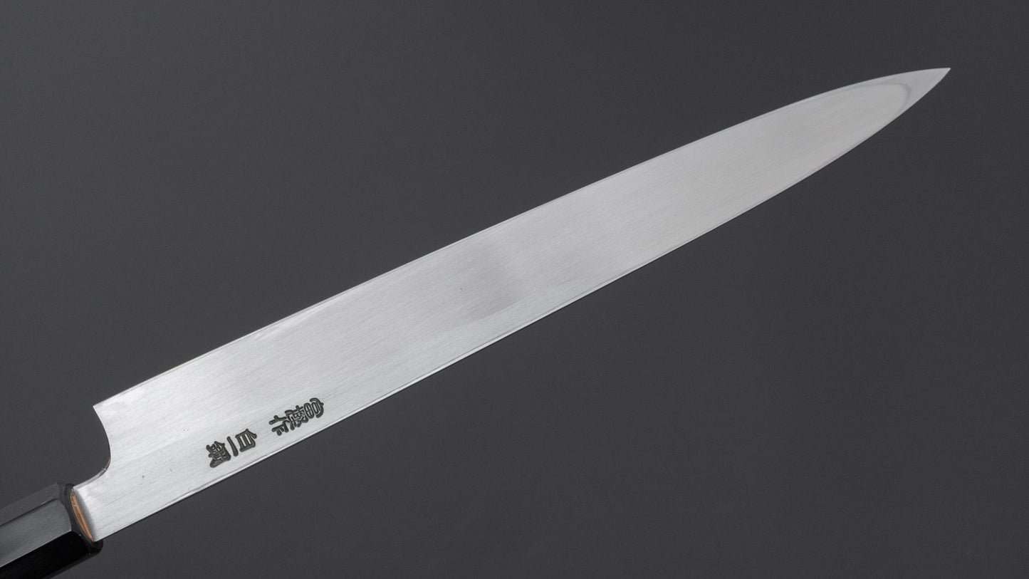Hitohira Togashi White #1 Tachi Yanagiba 240mm Ho Wood Handle (Saya)