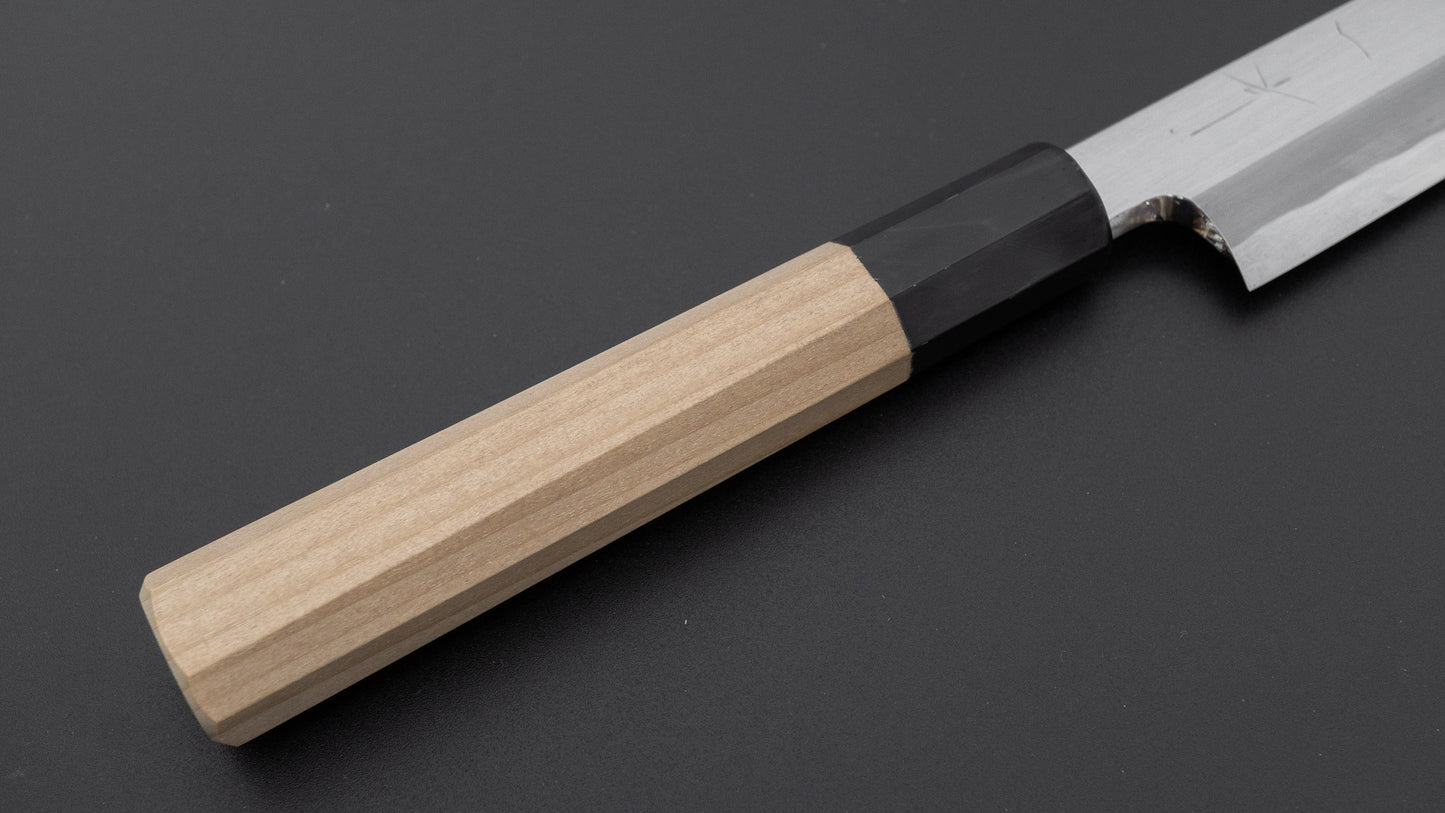 Hitohira Togashi White #1 Tachi Yanagiba 240mm Ho Wood Handle (Saya)
