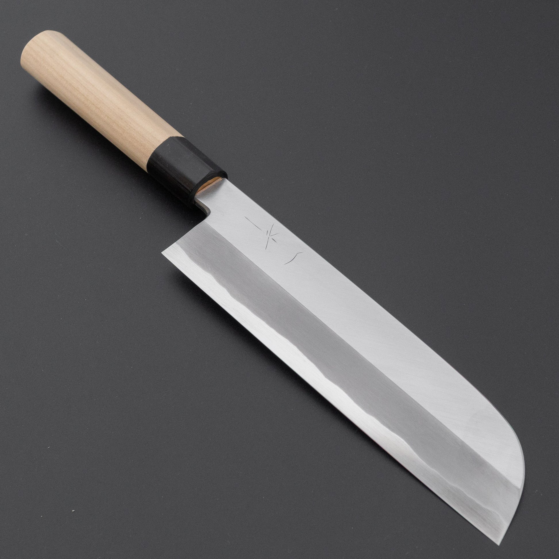 Hitohira Togashi White #2 Kamagata Usuba 225mm Ho Wood Handle (D-Shape/ Saya)