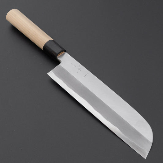 Hitohira Togashi White #2 Kamagata Usuba 225mm Ho Wood Handle (D-Shape/ Saya)