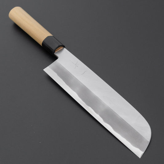 Hitohira Togashi White #2 Kamagata Usuba 240mm Ho Wood Handle (D-Shape/ Saya)