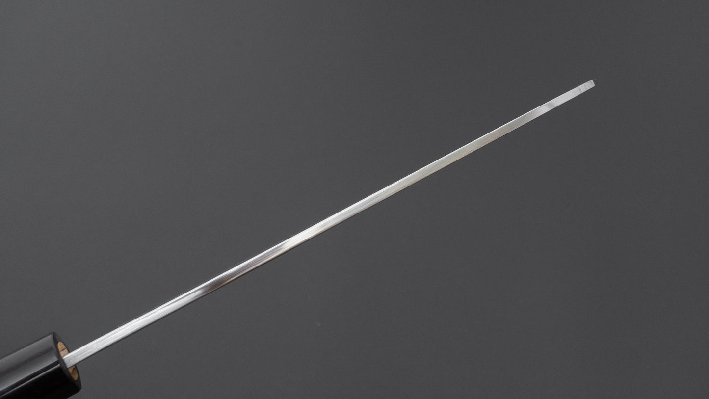 Hitohira Togashi White #2 Kamagata Usuba 240mm Ho Wood Handle (D-Shape/ Saya)