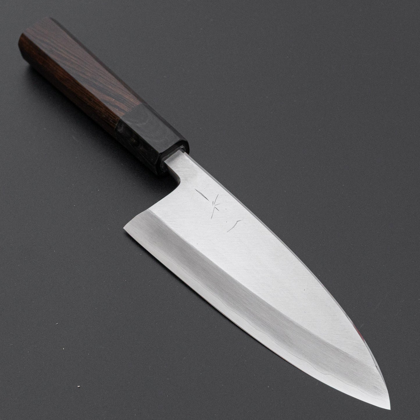 Hitohira Nakagawa Rikichi Silver #3 Deba 150mm Ebony Handle (Saya)