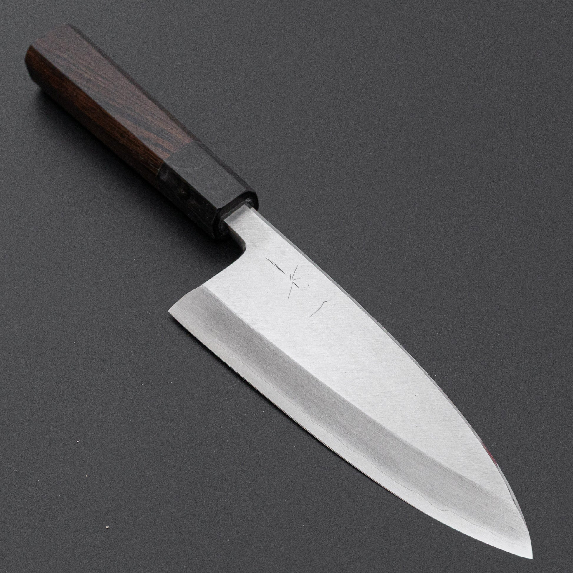 Hitohira Nakagawa Rikichi Silver #3 Deba 150mm Ebony Handle (Saya)