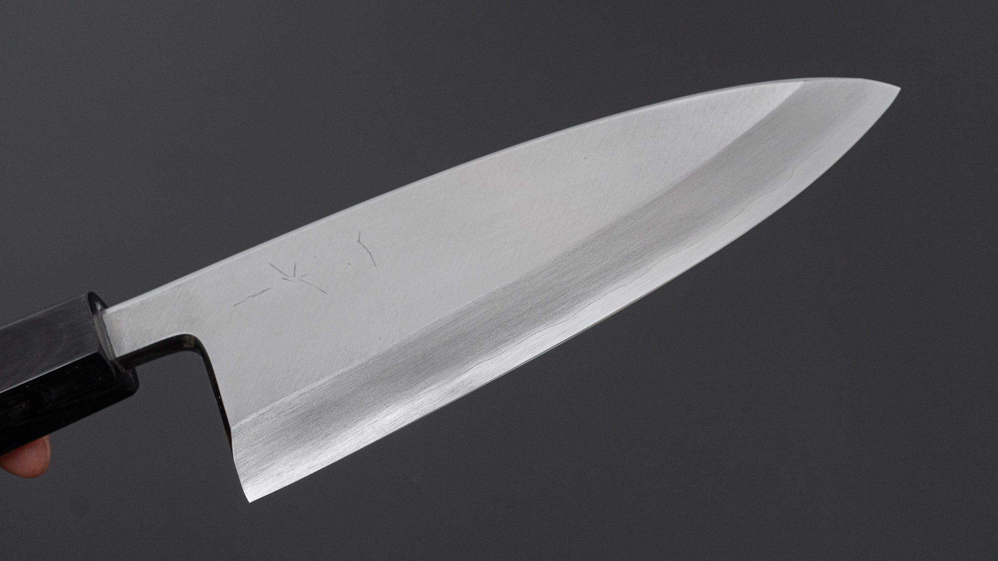 Hitohira Nakagawa Rikichi Silver #3 Deba 150mm Ebony Handle (Saya)