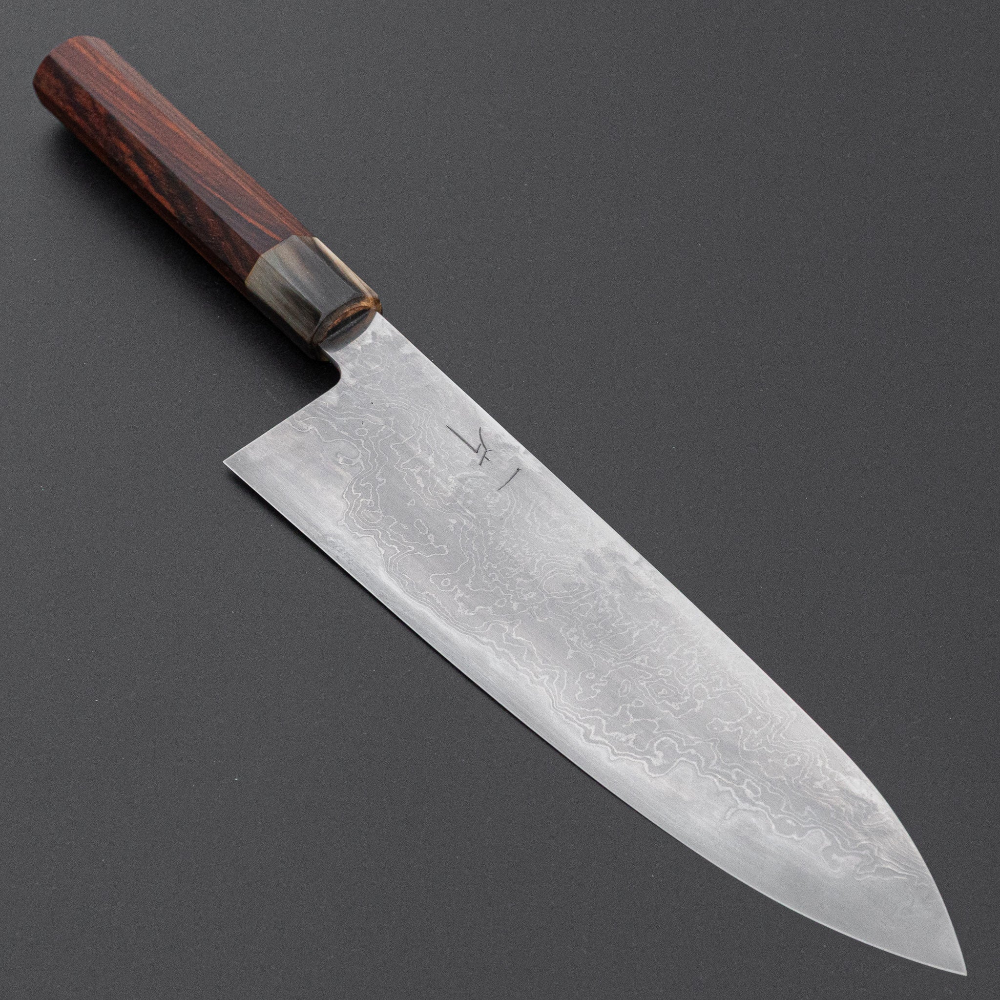 ひとひら 特打 田中 敦史 白一鋼 積層 牛刀 240mm ココボロ柄 – HITOHIRA