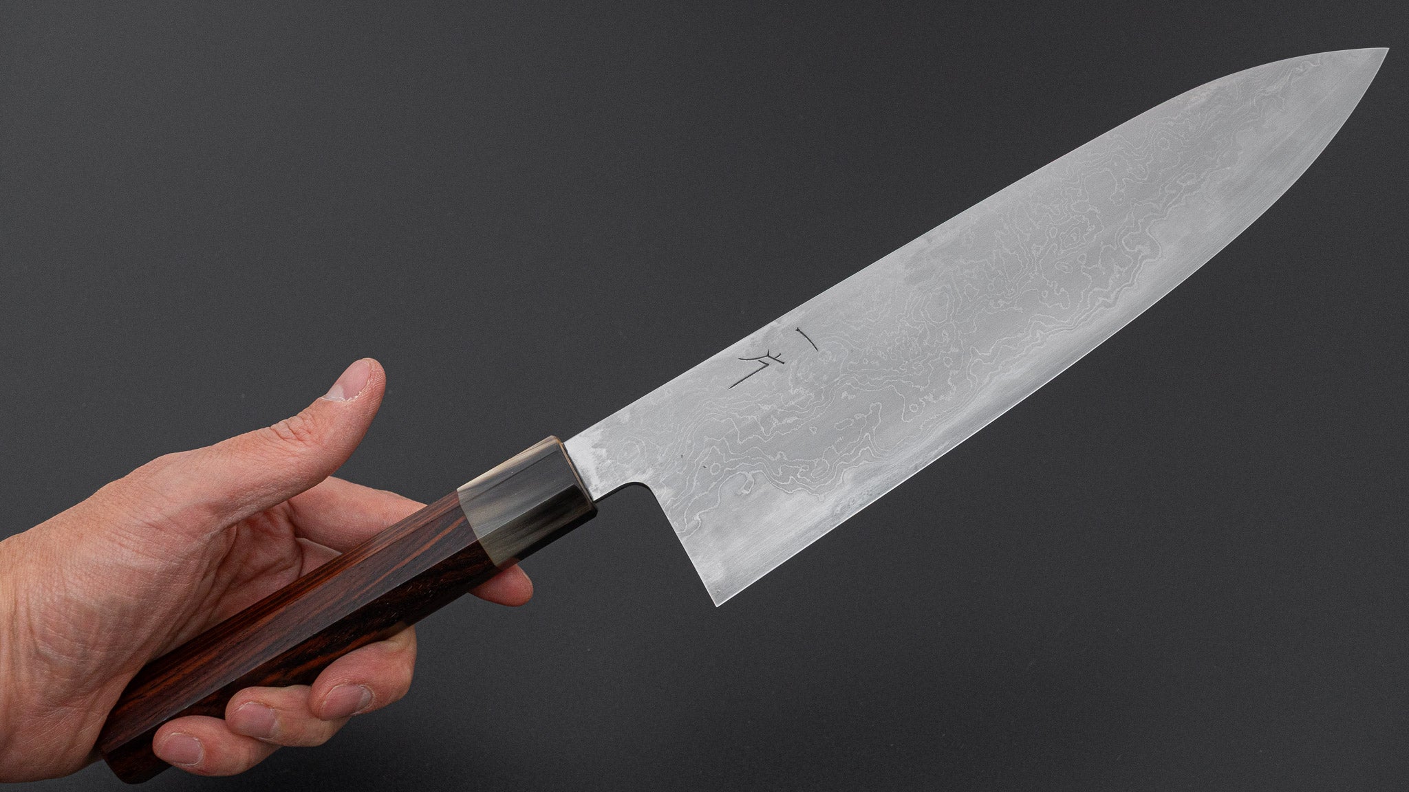 ひとひら 特打 田中 敦史 白一鋼 積層 牛刀 240mm ココボロ柄 – HITOHIRA