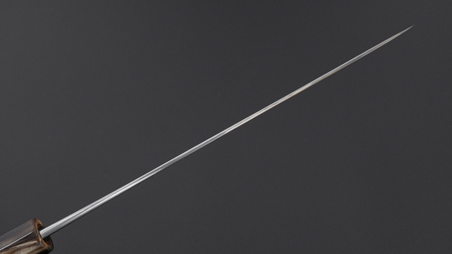 Hitohira Tokuuchi Tanaka Atsushi White #1 Damascus Gyuto 240mm Cocobolo Handle