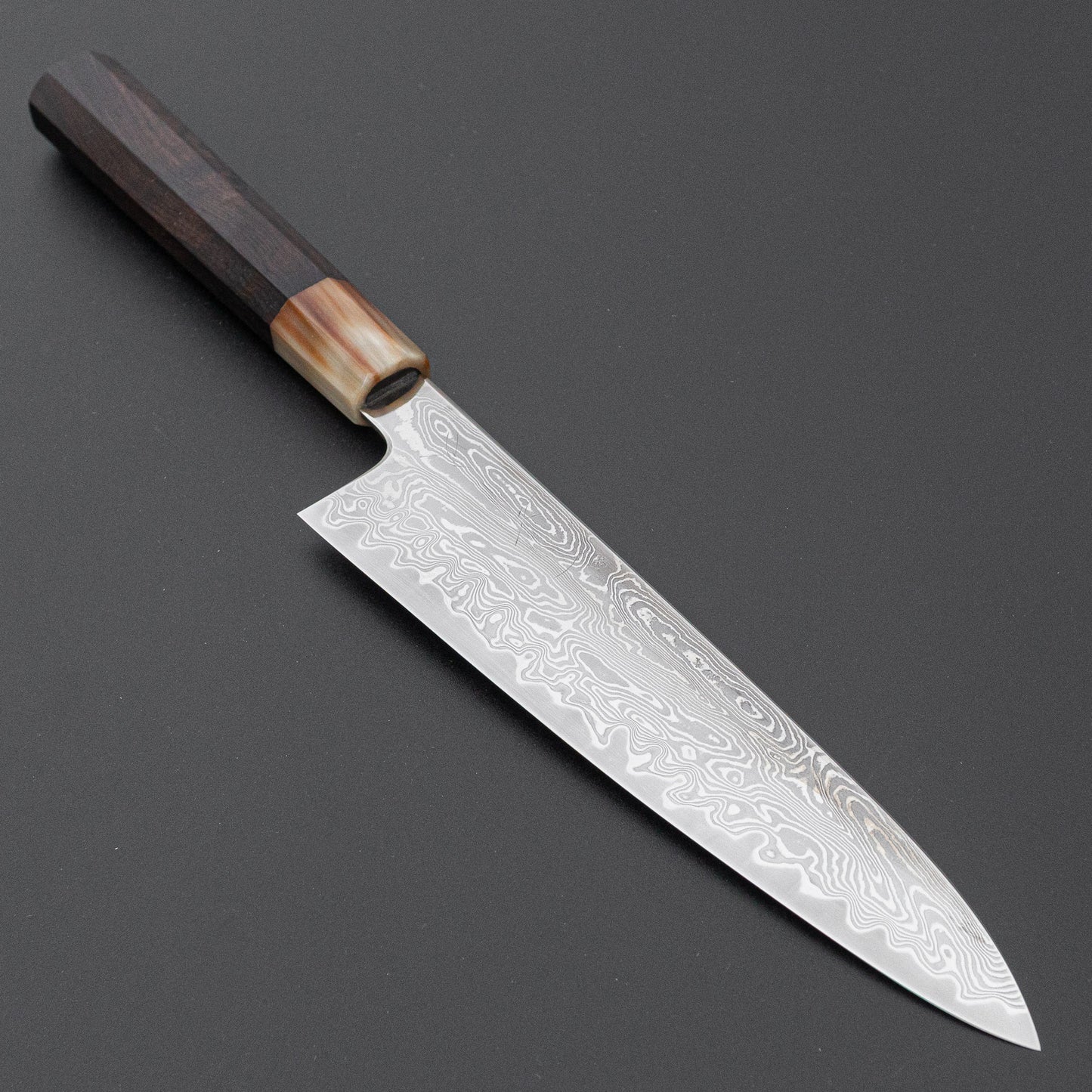 Hitohira Nakagawa Izo SG STRIX Gyuto 210mm Ebony Handle