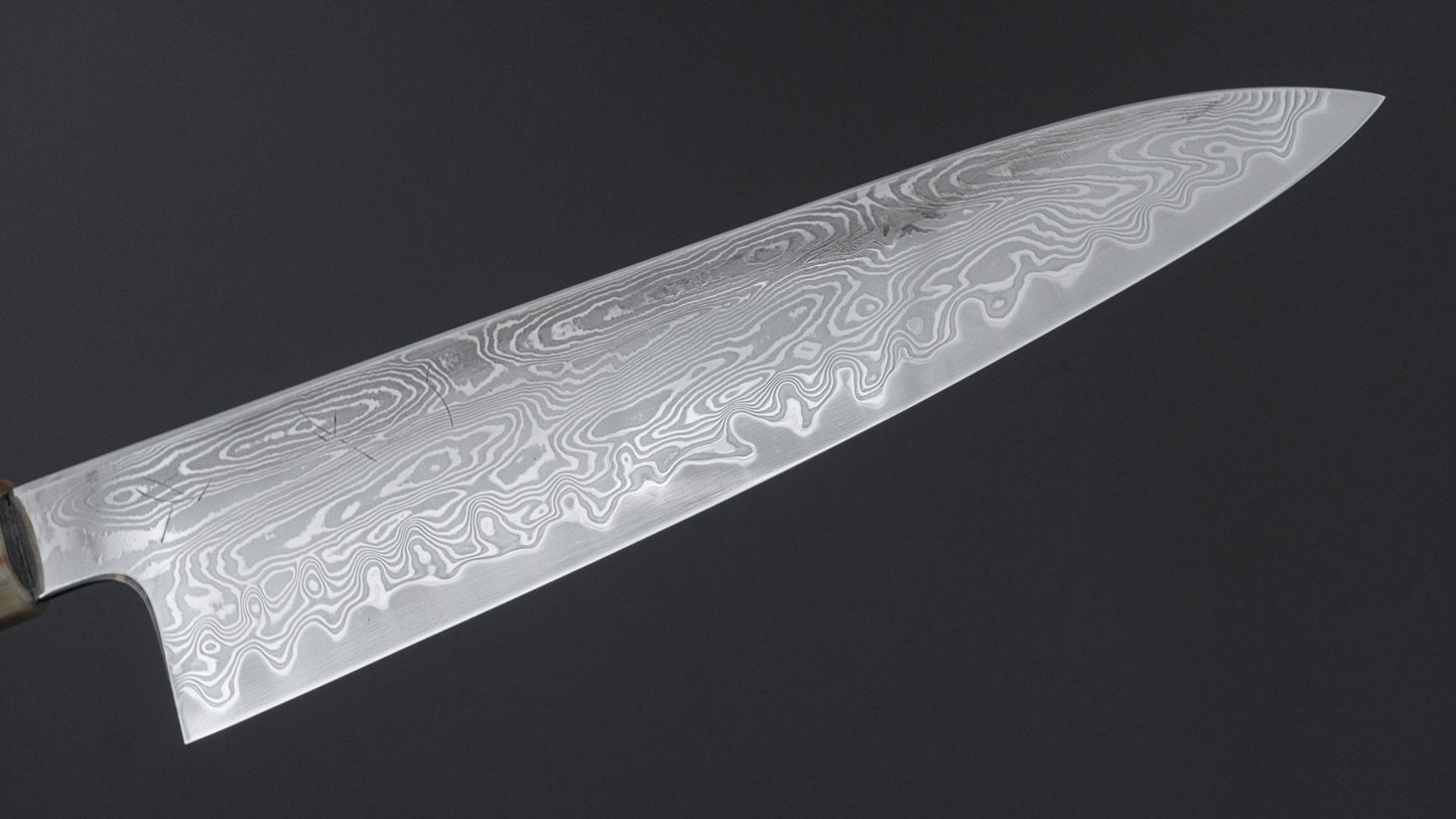 Hitohira Nakagawa Izo SG STRIX Gyuto 210mm Ebony Handle
