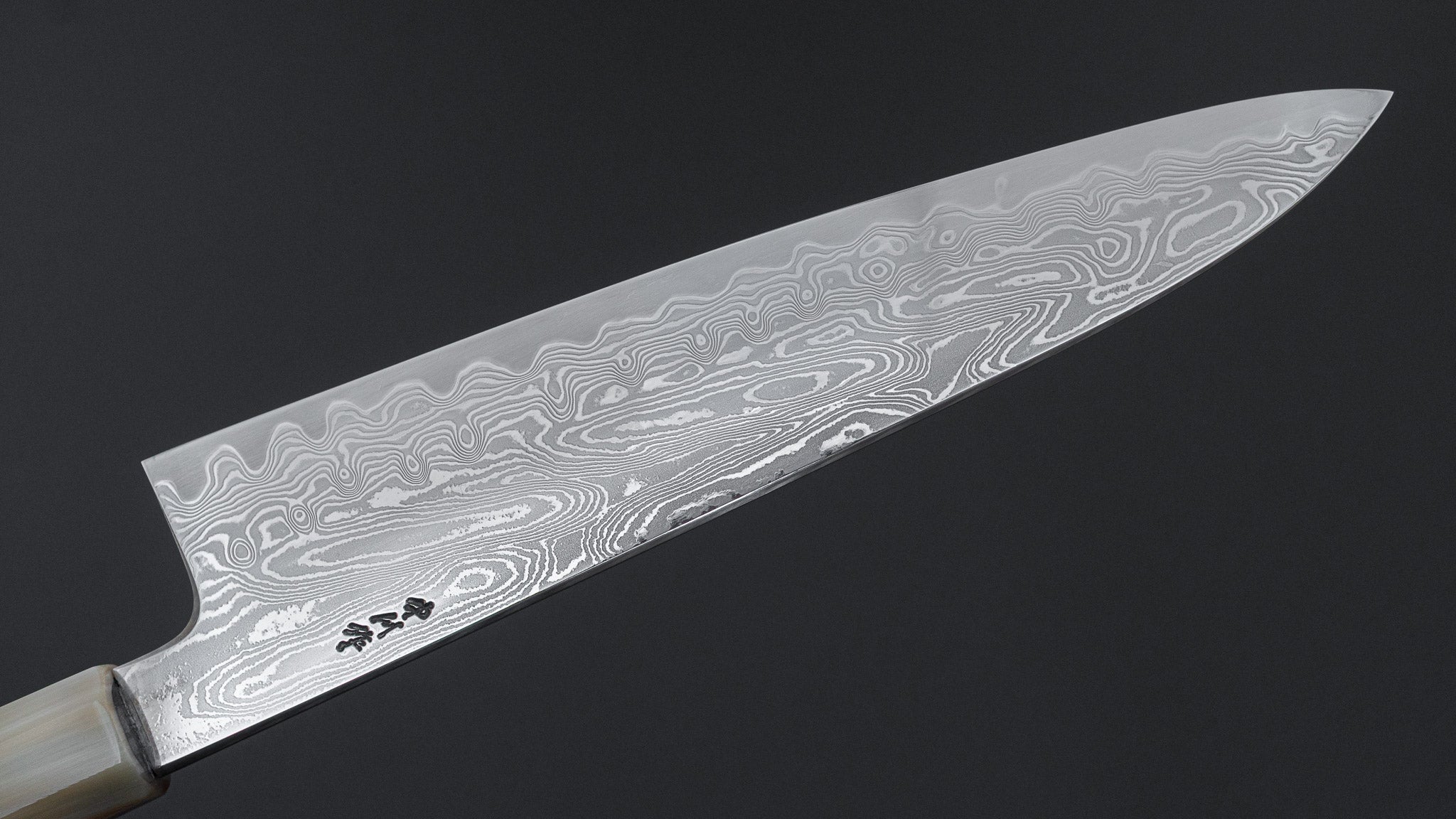 Hitohira Nakagawa Izo SG STRIX Gyuto 210mm Ebony Handle – HITOHIRA