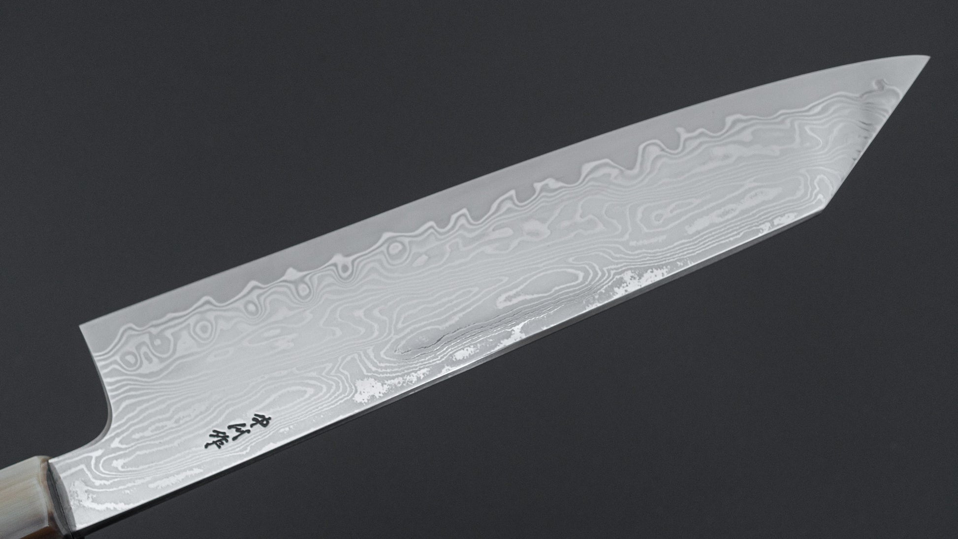 Hitohira Nakagawa Izo SG STRIX Kiritsuke Gyuto 210mm Ebony Handle