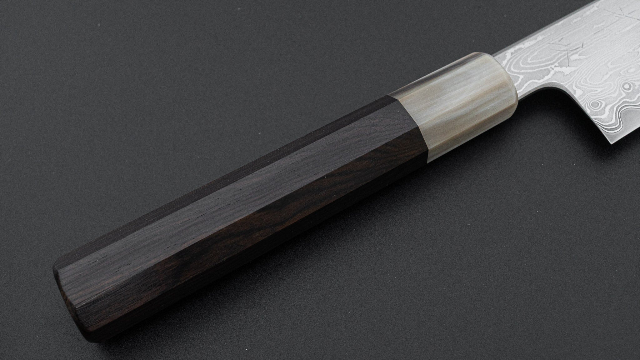 Hitohira Nakagawa Izo SG STRIX Kiritsuke Gyuto 240mm Ebony Handle