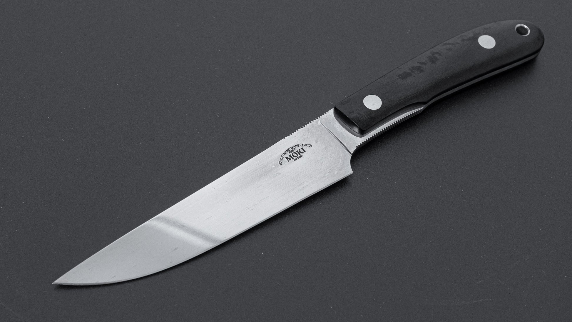 MOKI Banff VG-XEOS Fixed Blade Linen Micarta Handle (Epi)