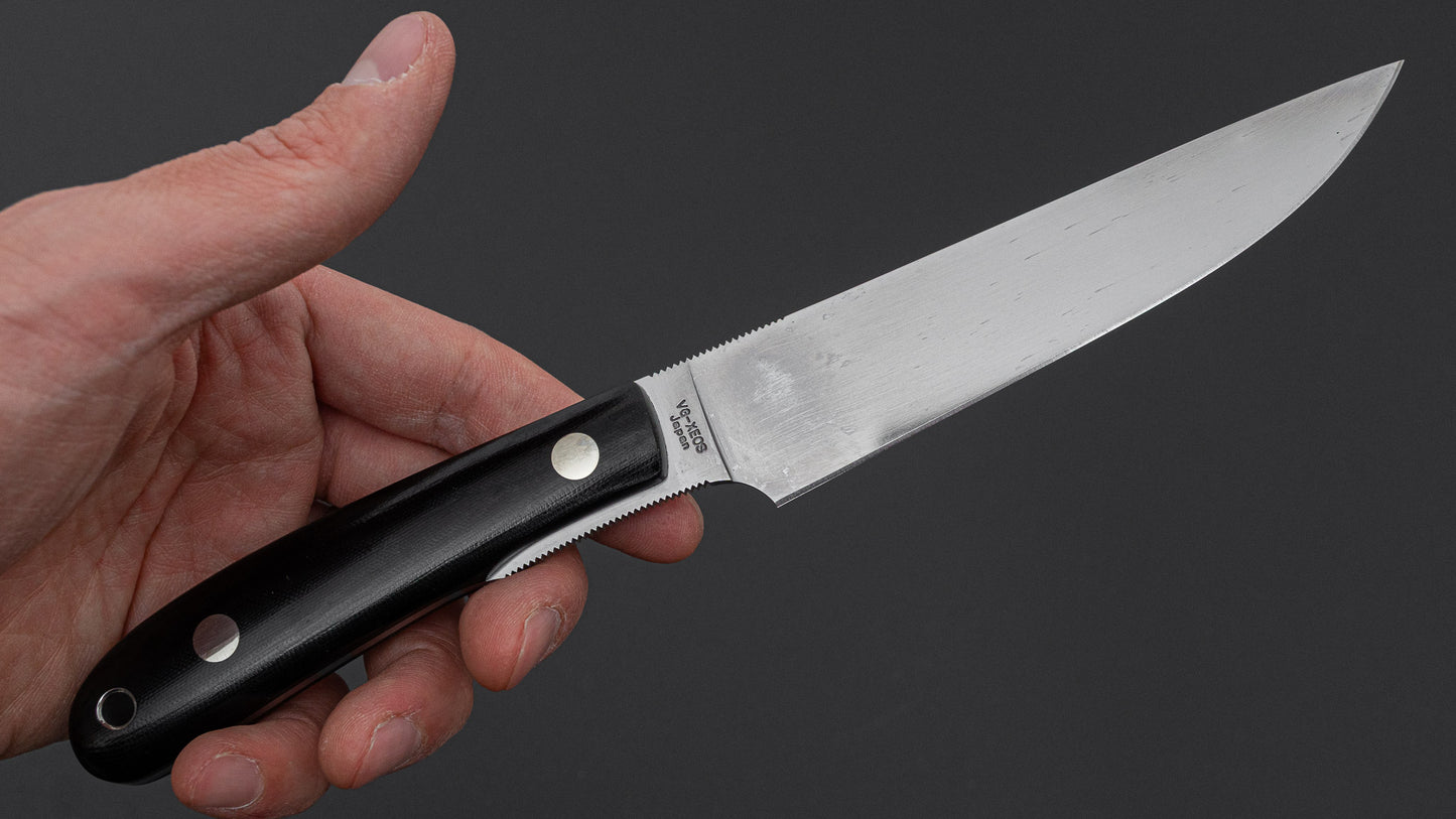 MOKI Banff VG-XEOS Fixed Blade Linen Micarta Handle (Epi)