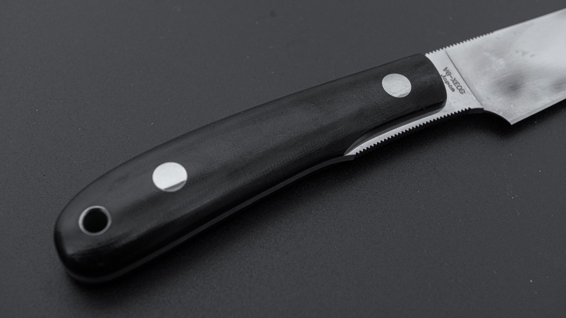 MOKI Banff VG-XEOS Fixed Blade Linen Micarta Handle (Epi)