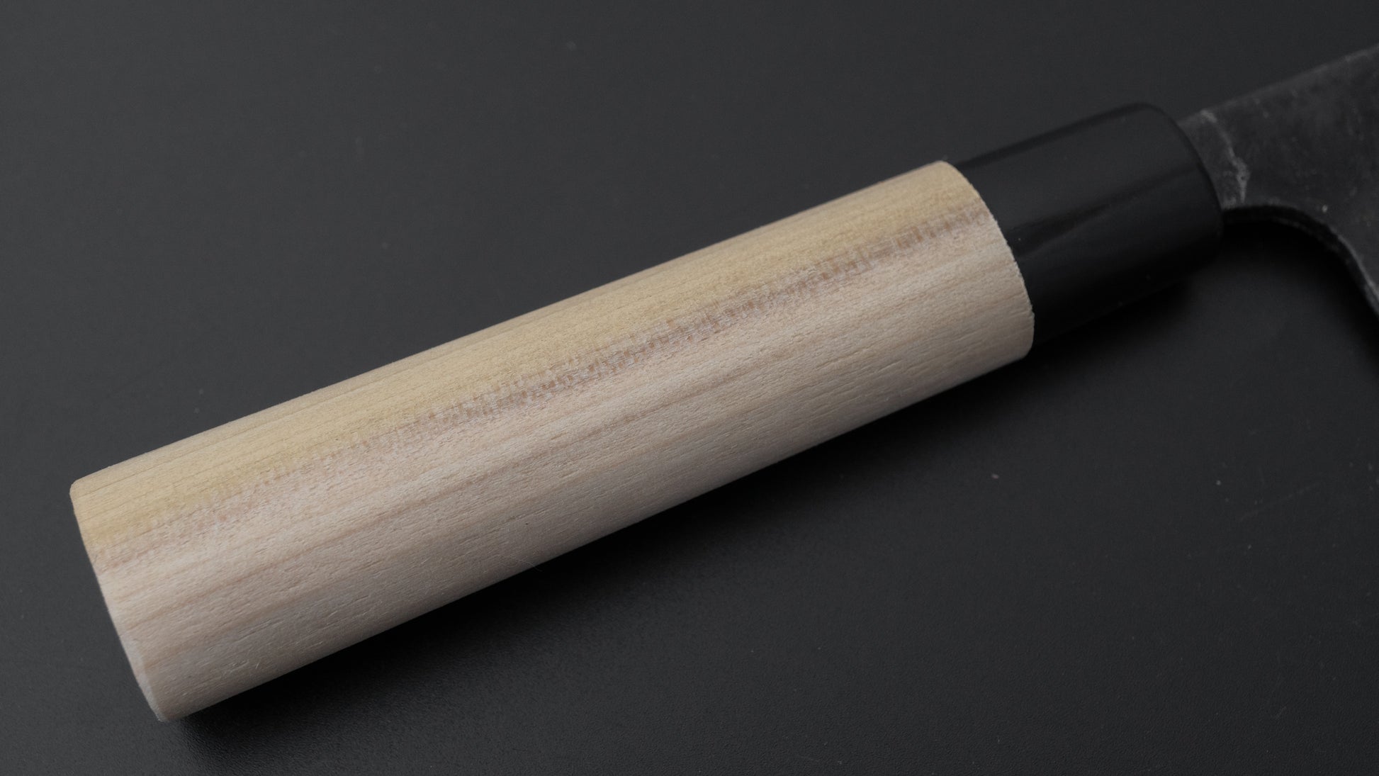 Mumei Carbon Outdoor Double-Bevel Deba 105mm Ho Wood Handle (with Sheath) - HITOHIRA