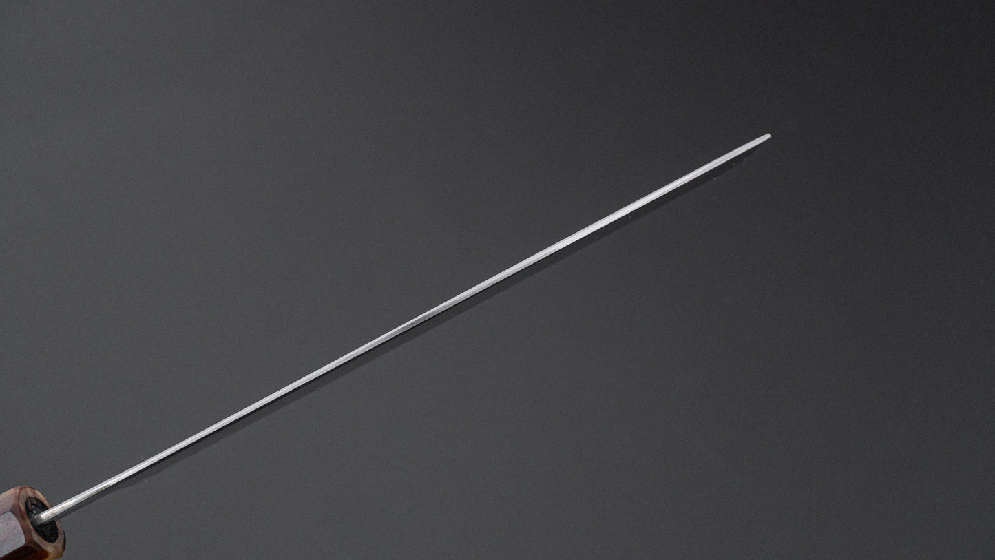 Hitohira Togashi White #1 Notaremon Mizu Honyaki Nakiri Taihei Makassar Ebony Handle (#105/ Saya)