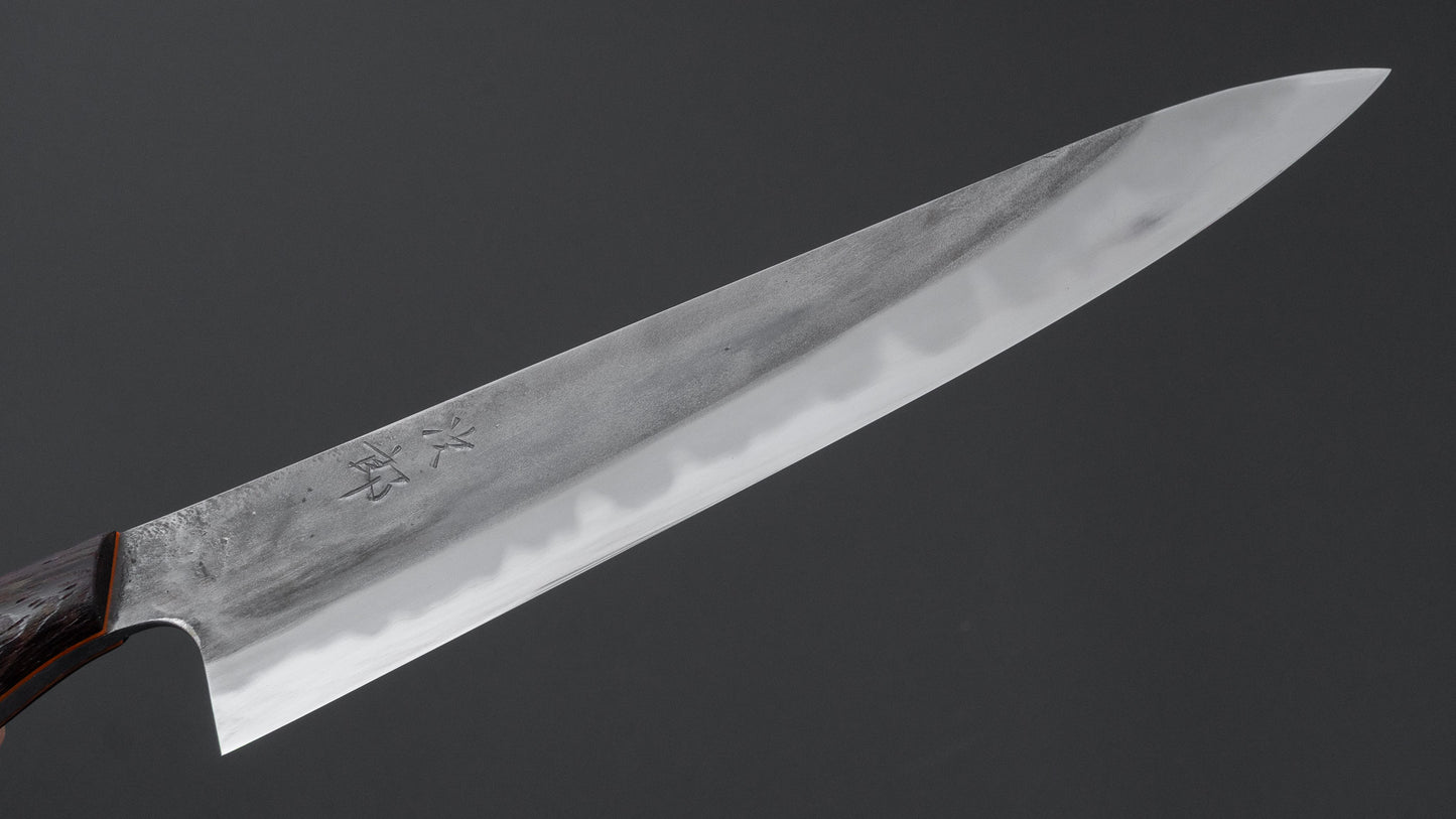 Jiro Tsuchime Yo Sujihiki 210mm Tagayasan Handle (#823)