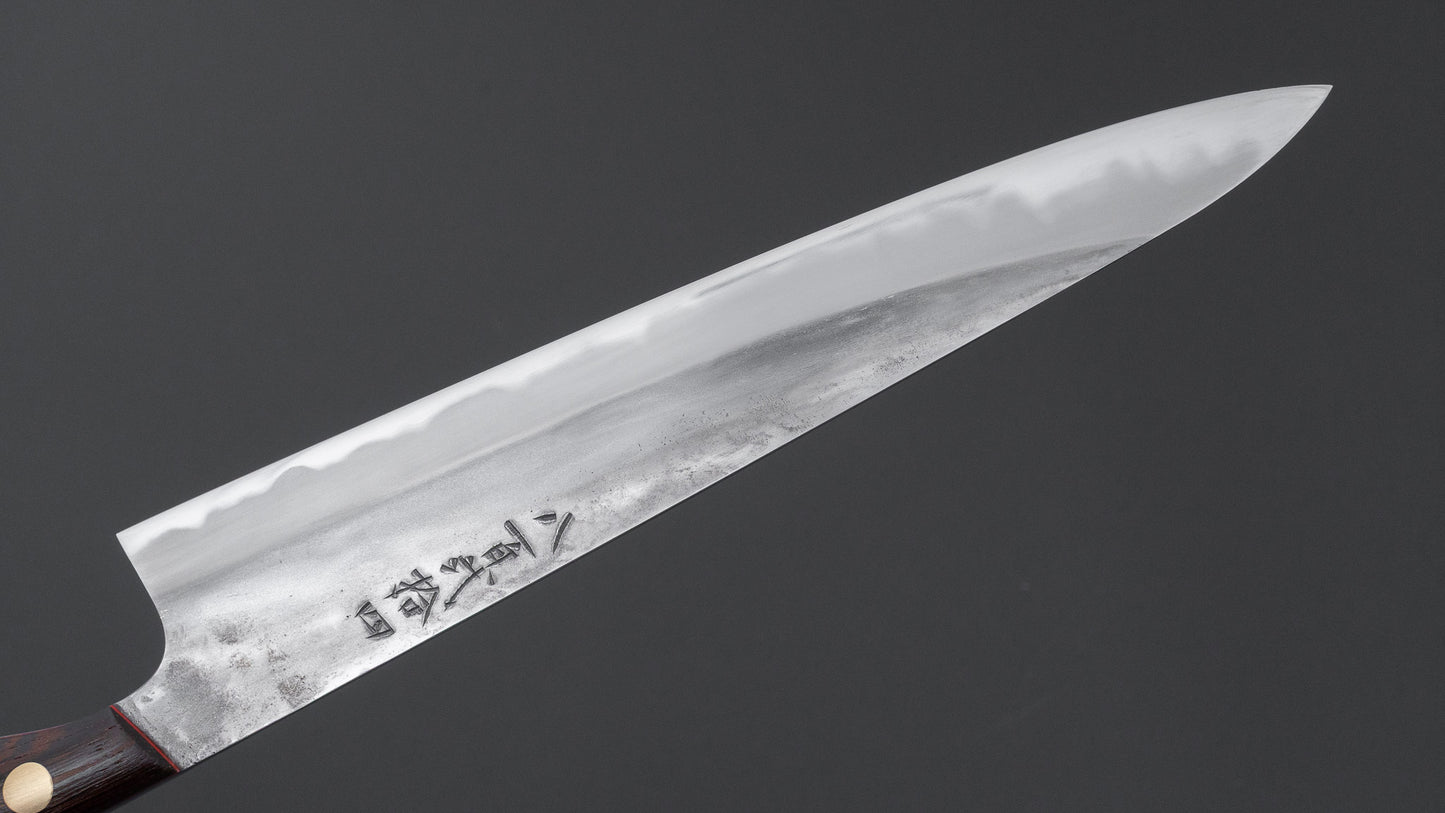 Jiro Tsuchime Yo Sujihiki 210mm Tagayasan Handle (#824)