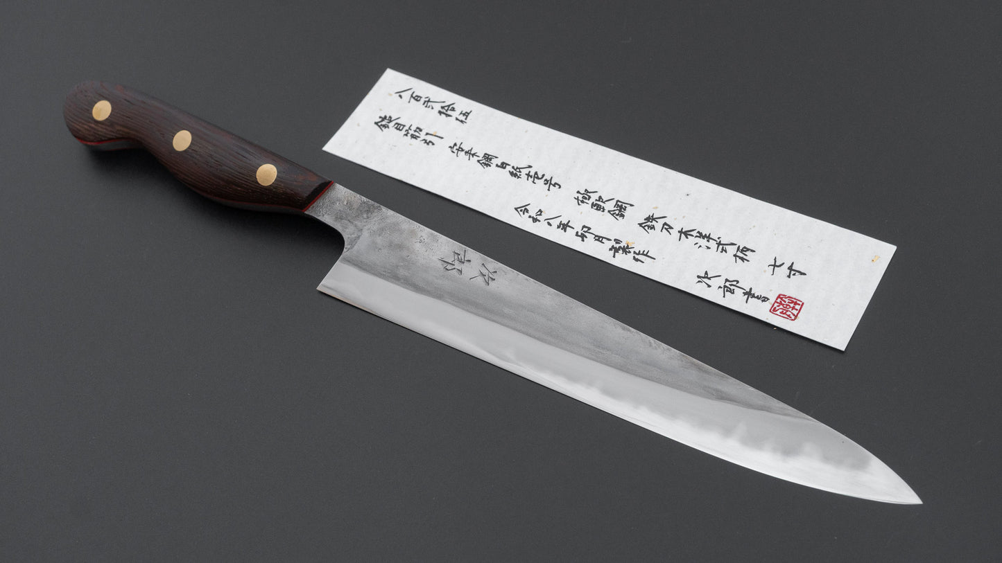 Jiro Tsuchime Yo Sujihiki 210mm Tagayasan Handle (#825)