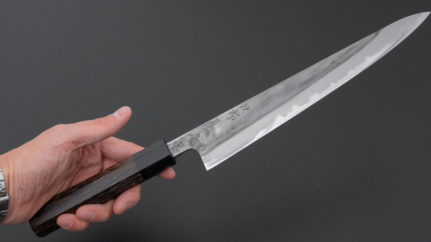 Jiro Tsuchime Wa Sujihiki 240mm Taihei Tagayasan Handle (#828)