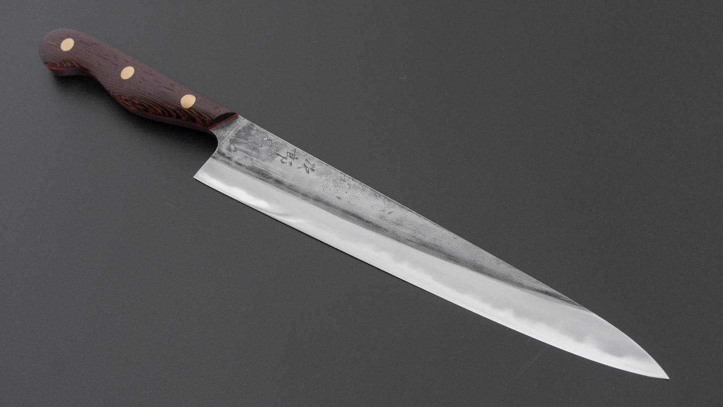 Jiro Tsuchime Yo Sujihiki 240mm Tagayasan Handle (#829)
