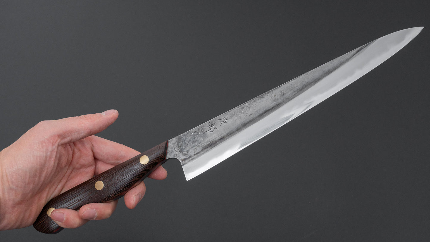 Jiro Tsuchime Yo Sujihiki 240mm Tagayasan Handle (#829)
