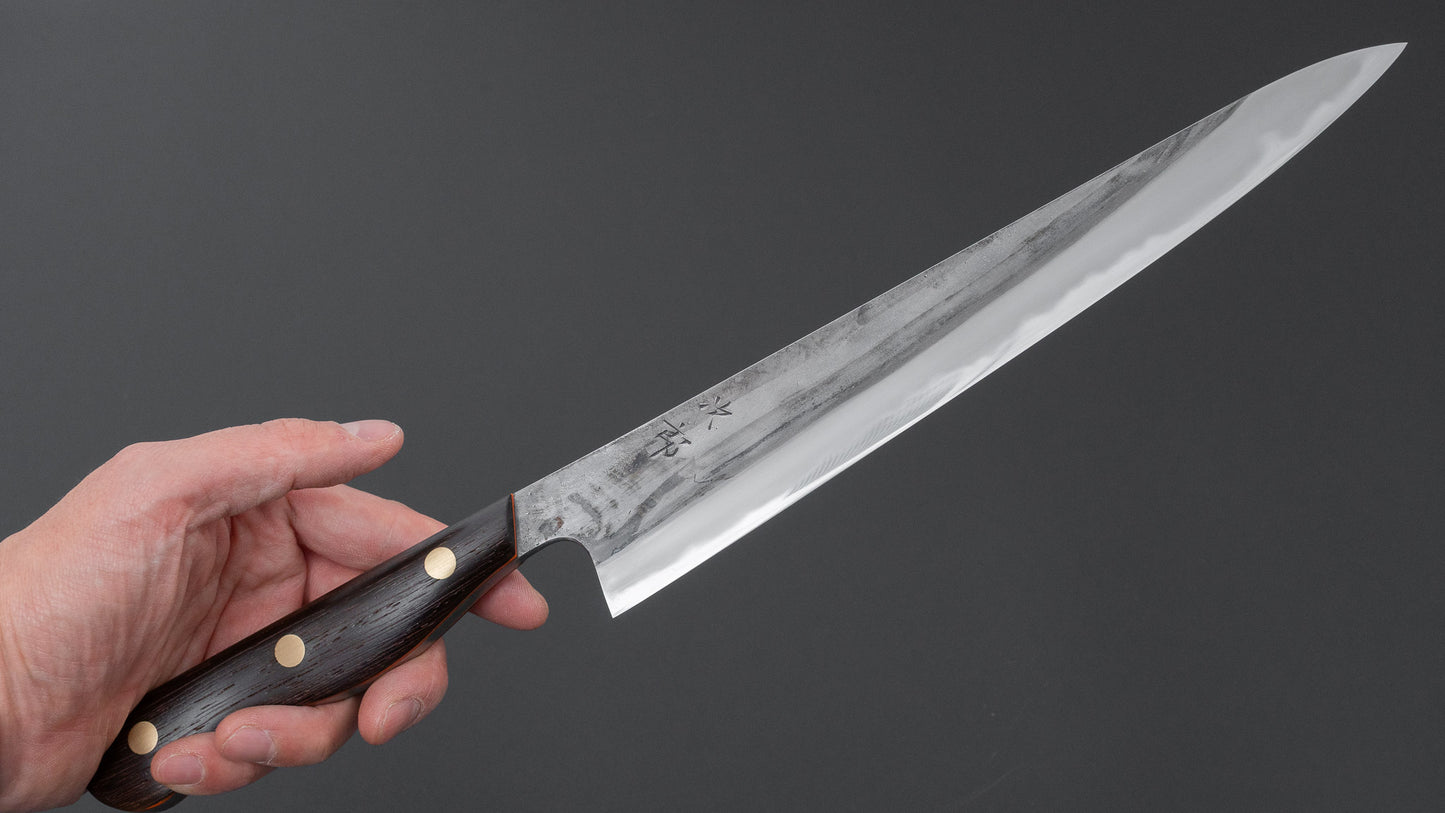 Jiro Tsuchime Yo Sujihiki 240mm Tagayasan Handle (#830)