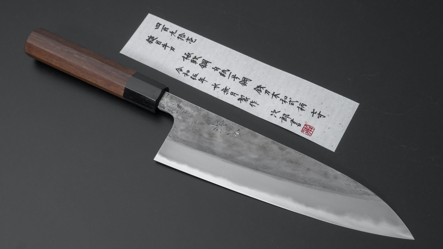 Jiro Tsuchime Wa Gyuto 210mm Taihei Tagayasan Handle (#491) - HITOHIRA