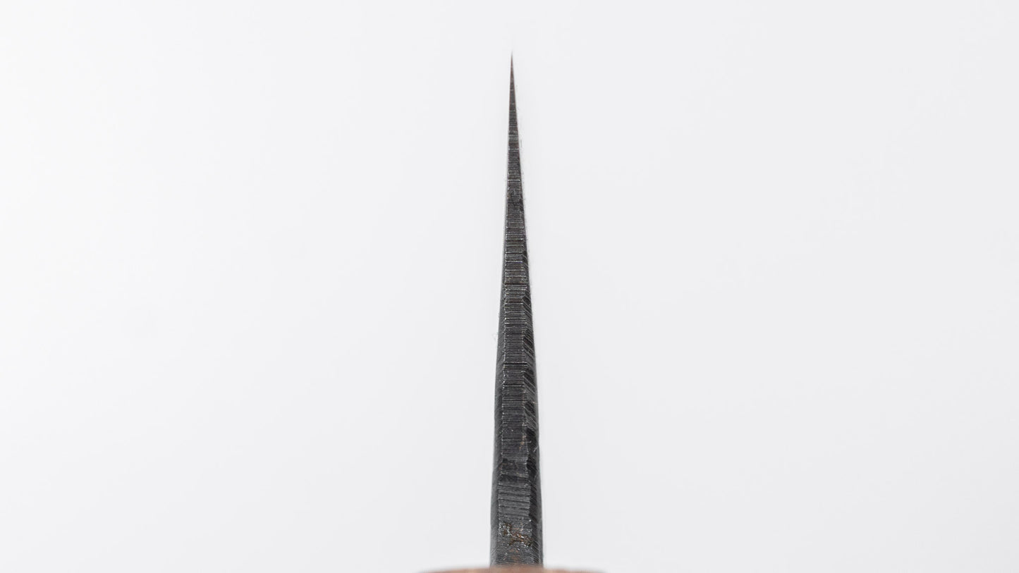 宗石工房 青2 槌目 黒打 文化 165mm ウォールナット柄