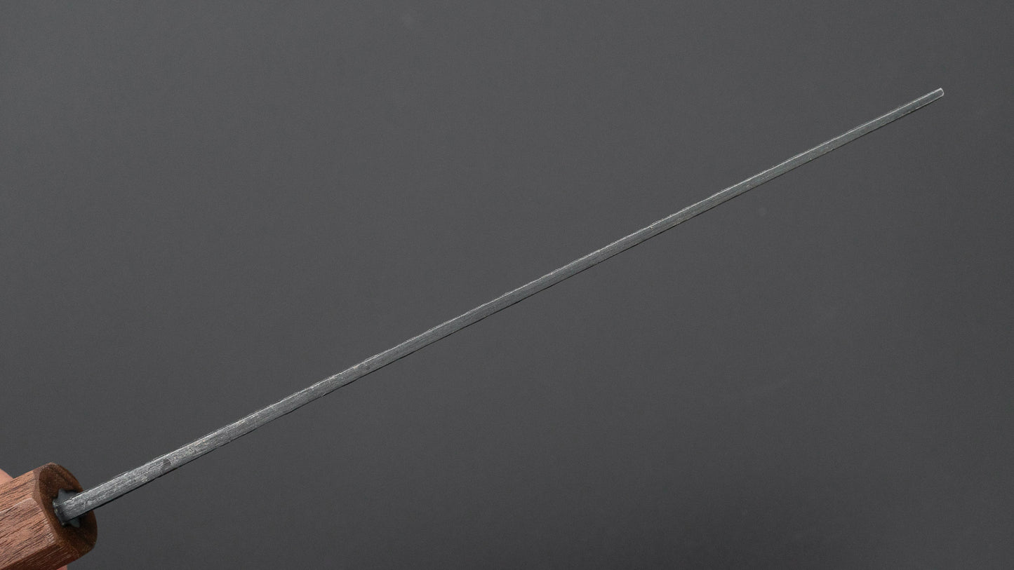 宗石工房 青2 槌目 黒打 菜切 165mm ウォールナット柄